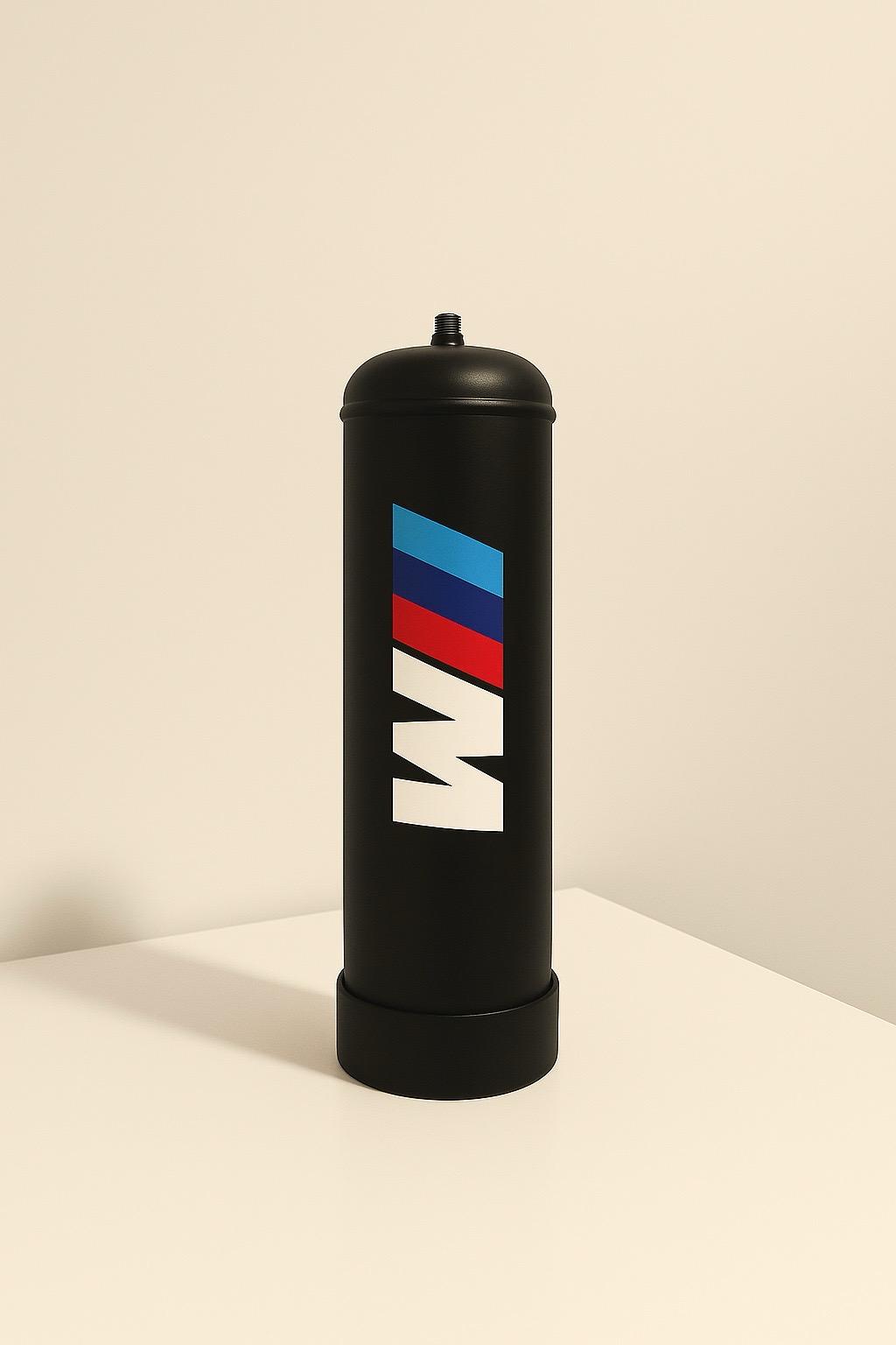 Bonbonne décorative en métal recyclé – Design BMW M Power
